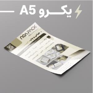 2 روز- گلاسه یکرو A5